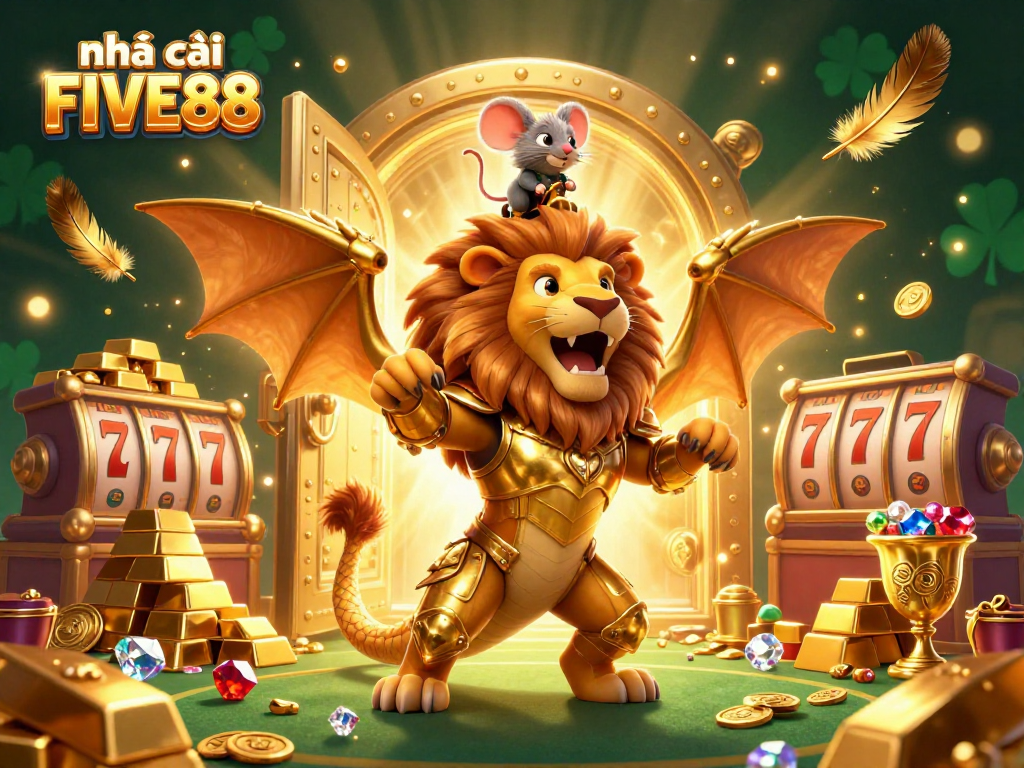 Experience the thrill of gaming at nhà cái FIVE88 with vibrant casino elements and rich visuals.