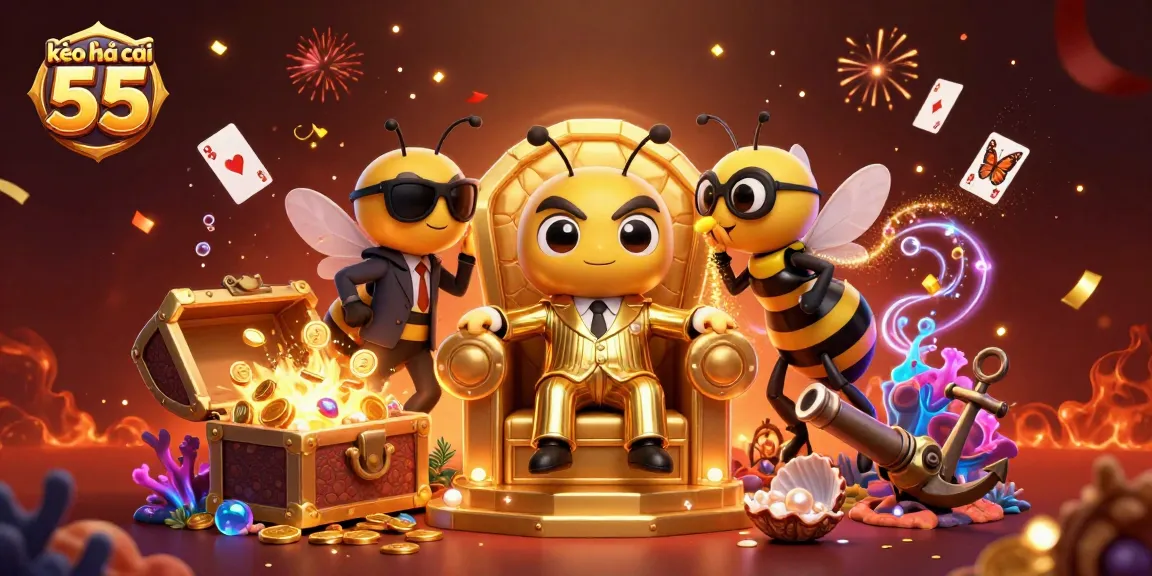 Experience thrilling moments with kèo nhà cái 55 in this engaging 3D lottery-themed illustration.